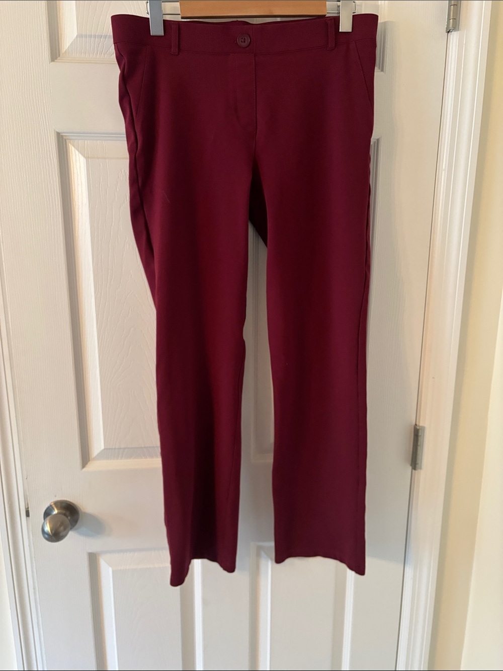 Betabrand Burgundy Women's Pants